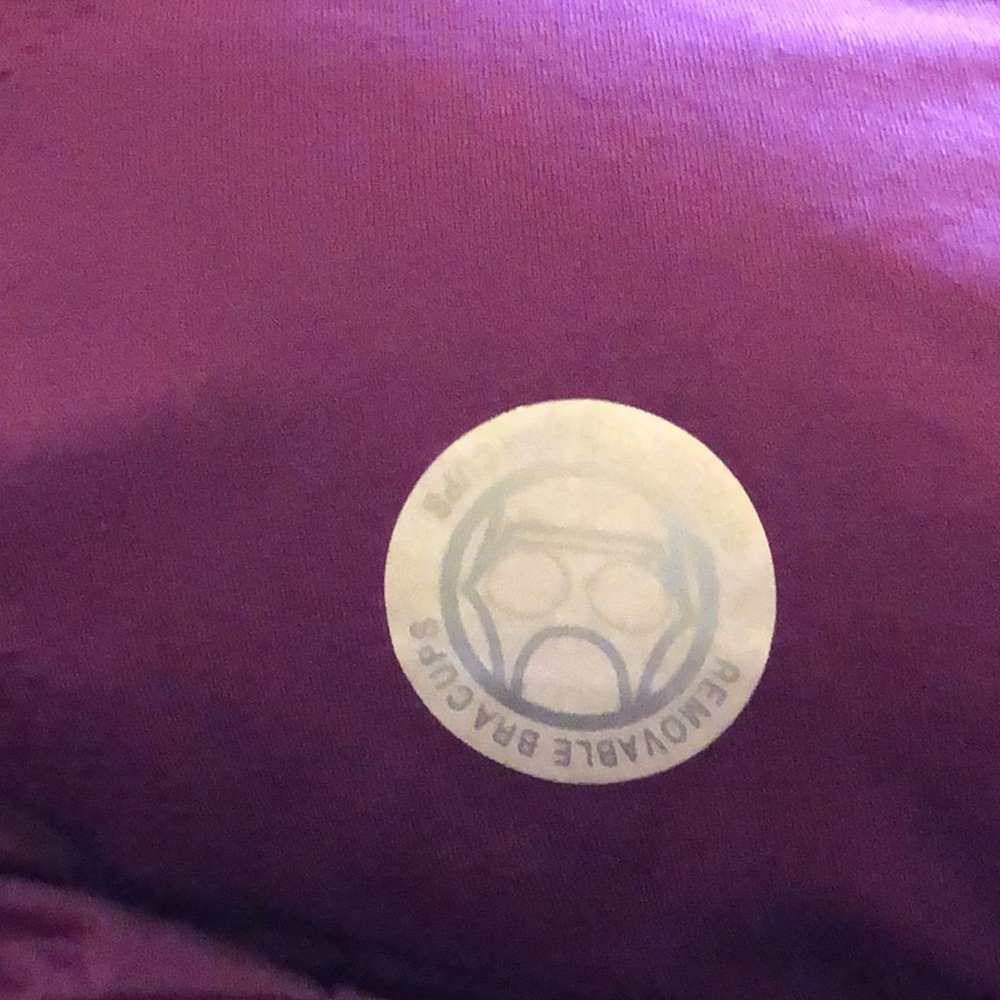 NWT Plum colored Sports Bra by BCG - Picture 3 of 8